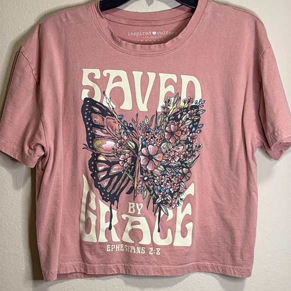 Inspired Culture Pink T-Shirt Size XL - Picture 1 of 5